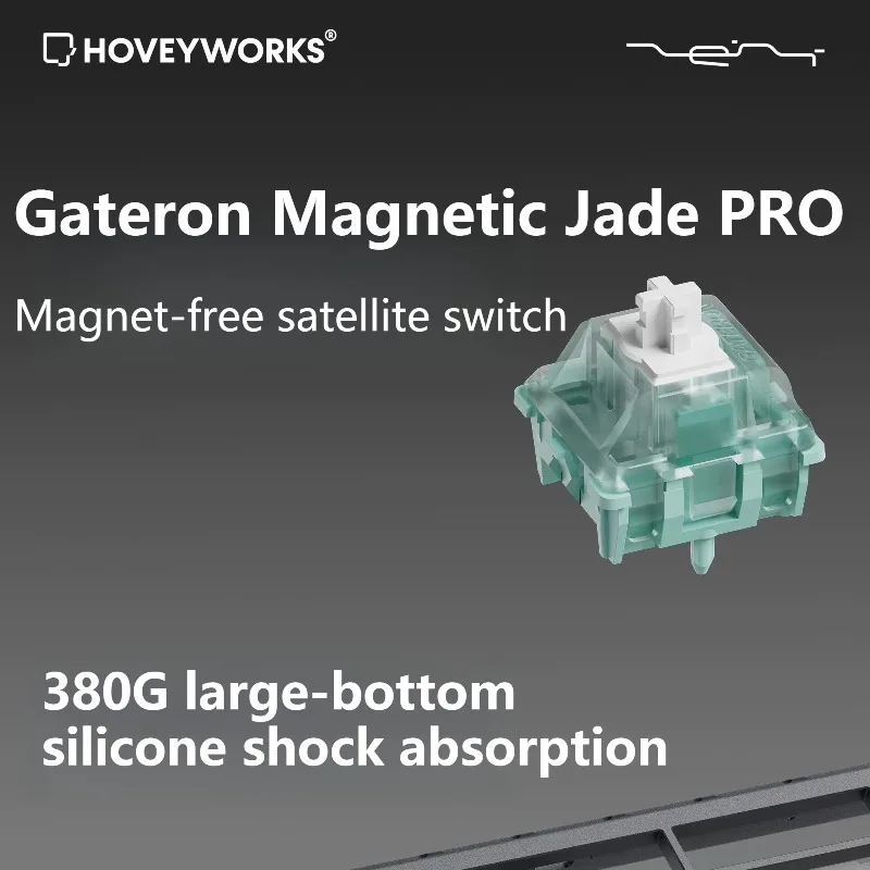 HOVEYWORKS ZENT75-HE teclado con interruptor magnético con cable de aluminio RGB 8KHZ Gateron Pro teclado mecánico personalizado para juegos Esports - imagen 5