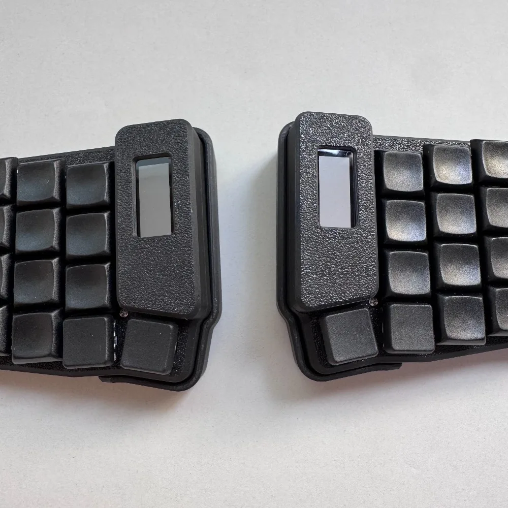 Rolio46 Choc Teclado dividido de perfil bajo Pantalla Nice_view Funda PLA Caliente Pluggable Bluetooth Inalámbrico ZMK Horn Teclado Ergonomía - imagen 4