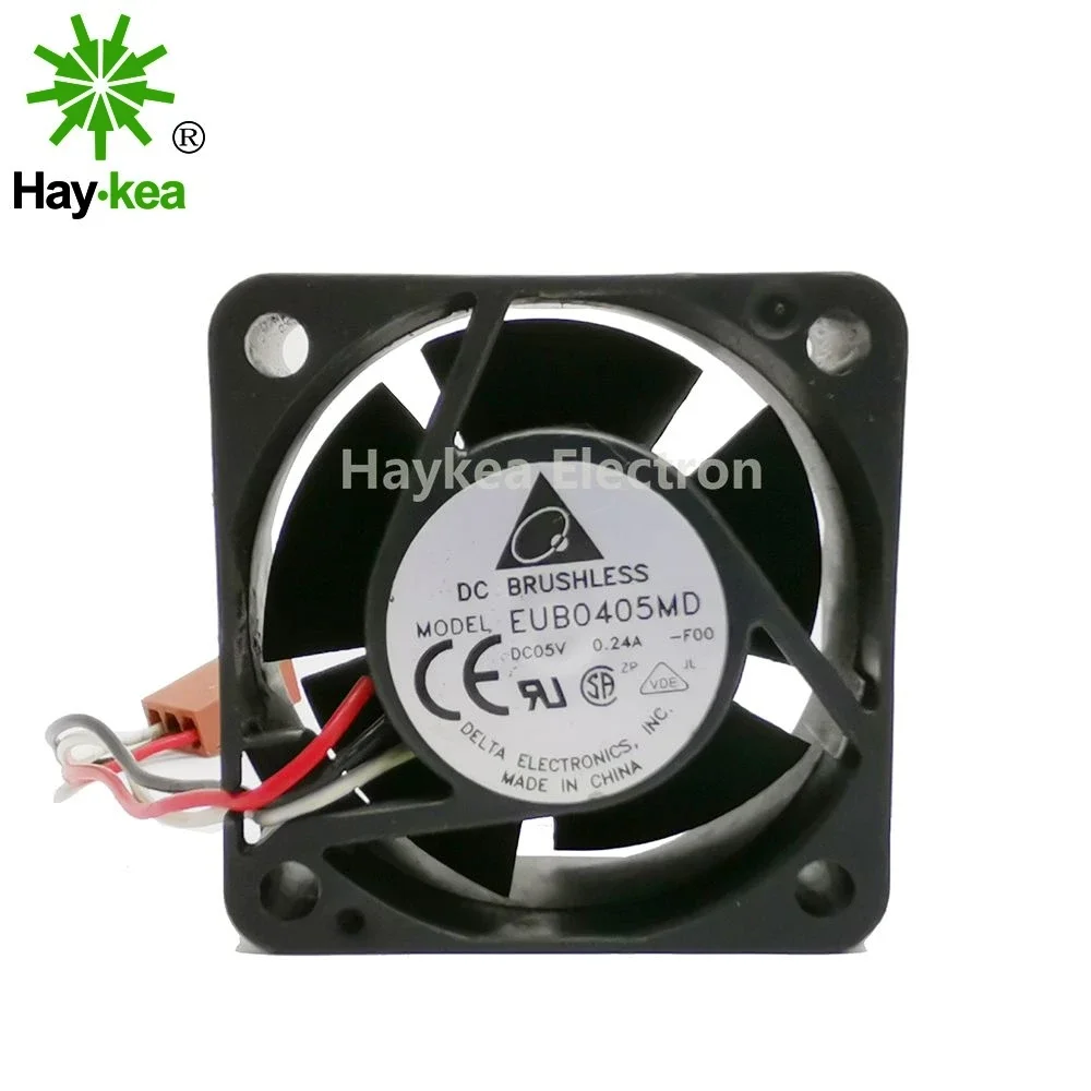 Para Delta EUB0405MD F00 40x40x20 DC 5V 0.24A Servidor de interruptor de 3 líneas Ventilador de refrigeración silencioso - imagen 2