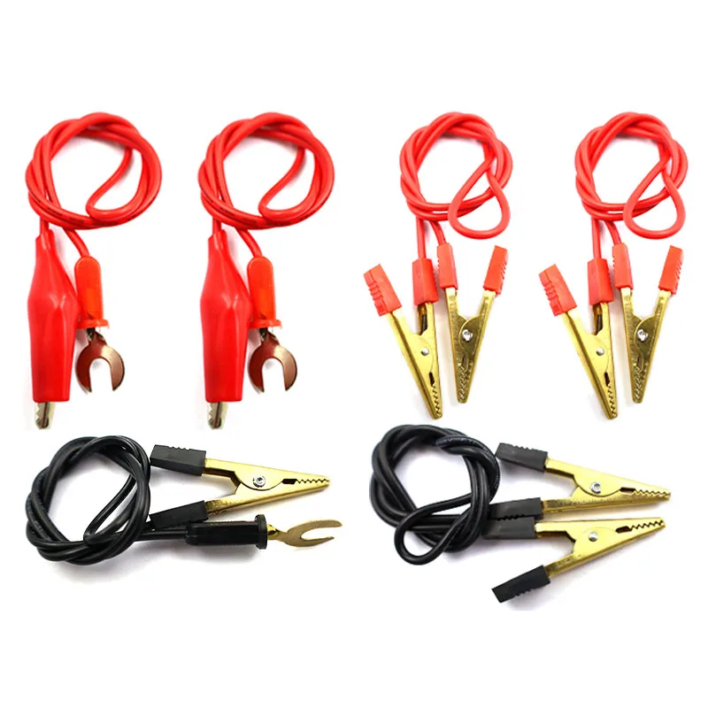 Línea Terminal de Clip de cocodrilo de dos extremos, 50CM, conexión en forma de U de 16/18/20AWG, línea de cortocircuito, línea de prueba de experimentos electrónicos - imagen 4