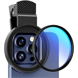 Filtro CPL polarizador universal para clip de cámara teléfono iPhone