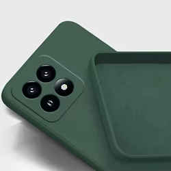 Para honor X8c Funda honor X8c Funda Coque Shell suave Original Protector de cámara de silicona líquida Parachoques trasero honor X8c