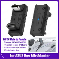 Adaptador USB-C 140W PD 20Gbps – Compatible ASUS Rog Ally y Switch