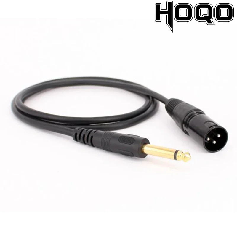 Conector XLR de 3 pines a conector Mono macho de 6,35mm (1/4 "), Cable de micrófono de alta calidad, conector XLR de 3 pines a macho ts de 1/4 pulgadas - imagen 2