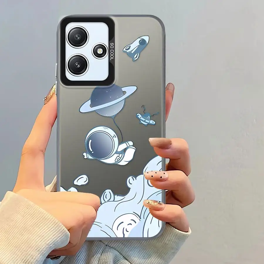 Funda para Xiaomi Redmi 13C A4 A3x 13 12C 12 14C A1 A3 A2 Plus funda suave lindo astronauta espacial - imagen 2