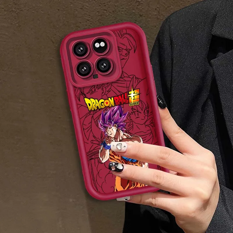 D-Dragon Ball Cool Son Goku funda para Xiaomi Mi 15 14 13 12 14T 13T 12T 12S Pro Lite funda de teléfono con escalera ocular - imagen 5