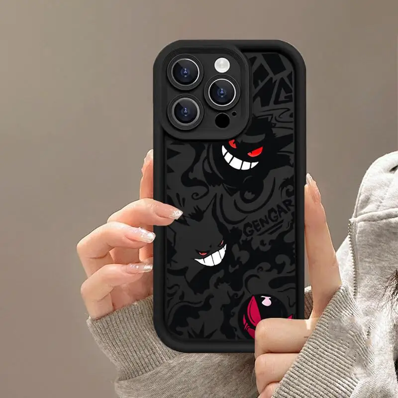Funda de teléfono para Huawei Honor 90 8X X9 5G Y7A Nova 5i 5T 7 9 Pro SE P50 Y9S Y9 Prime 2019, funda de silicona suave Pokemon Gengar - imagen 2