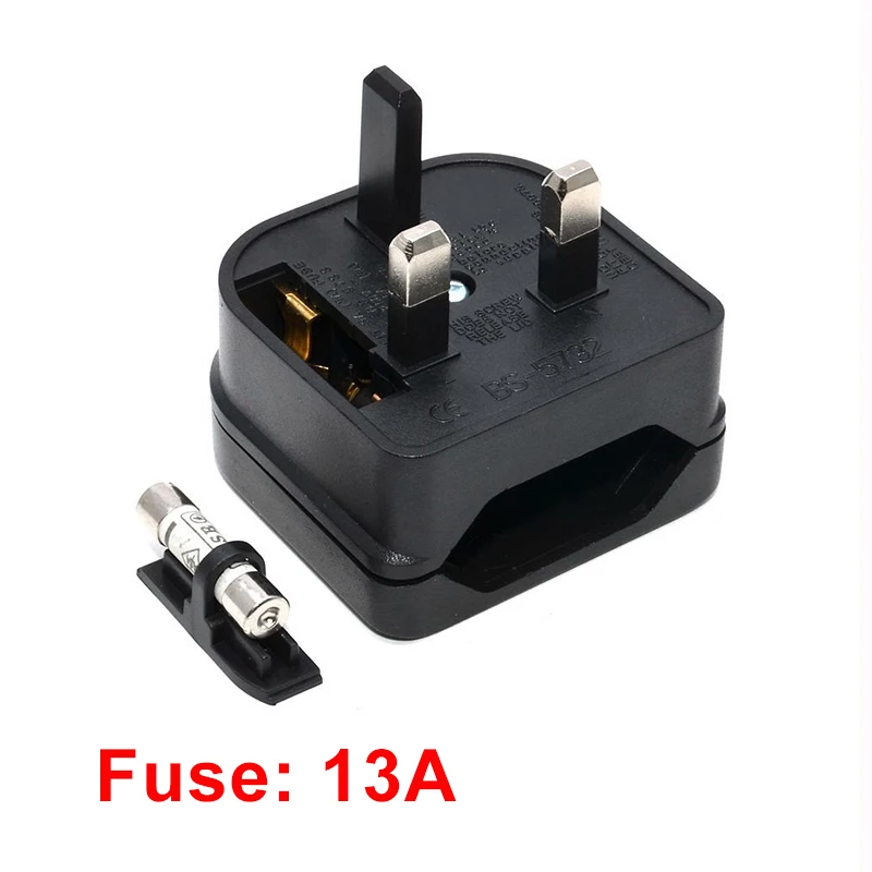 1 unidad europea Euro UE 2 pines a Reino Unido 3 pines toma de corriente adaptador de enchufe de viaje convertidor nuevo - imagen 3