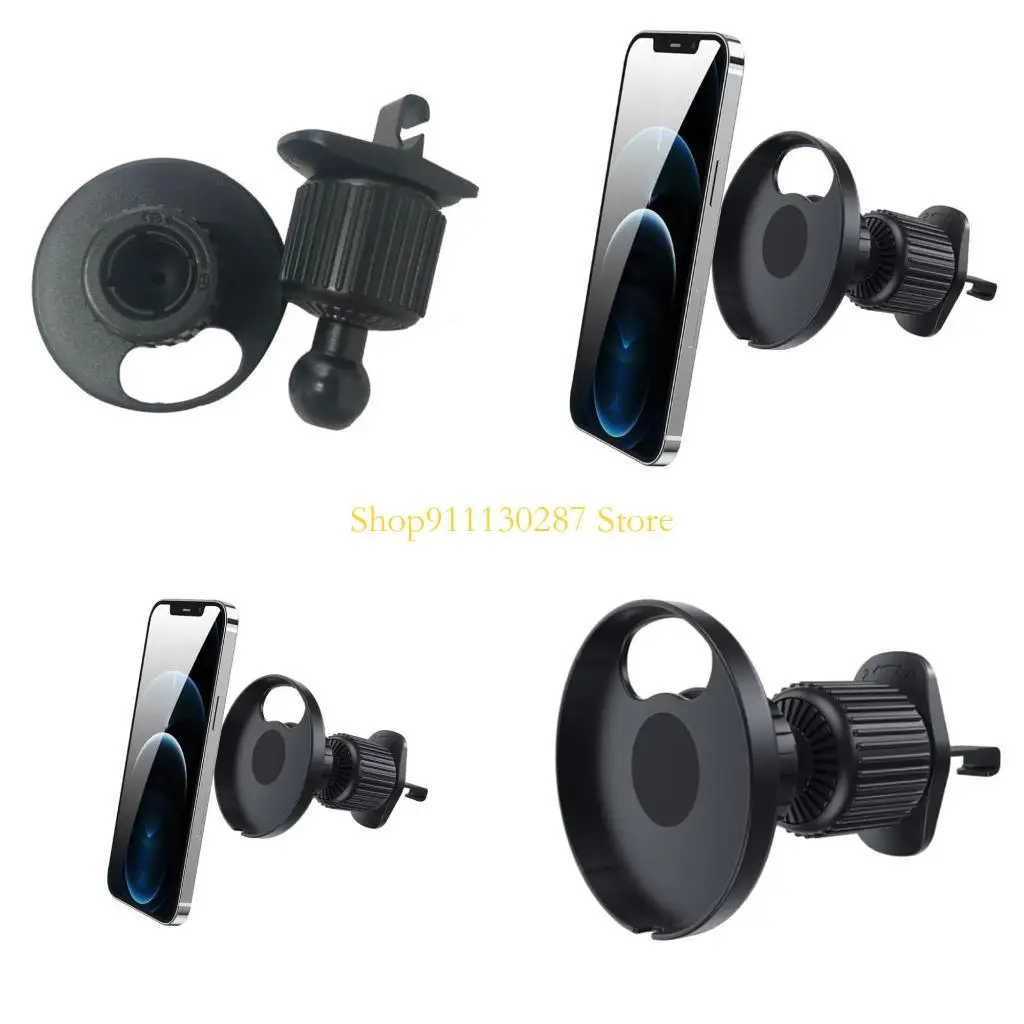 J1HC 58 mm Mini Phone Stand Base Base aire fijo soporte ventilación aire para cargador magnético