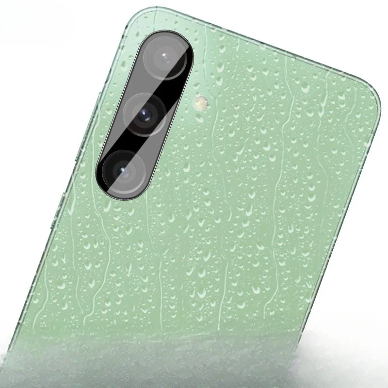 Protector de lente de cámara 3D para Samsung Galaxy S24 FE 5G, Protector de pantalla de lente para Samsung S24FE, cubierta de vidrio templado - imagen 5