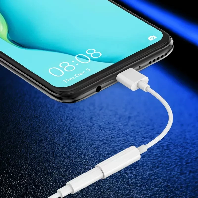 Adaptador de Cable de Audio para auriculares tipo C a 3,5mm para Samsung Xiaomi Redmi Honor OPPO VIVO Realme iQOO Piexl convertidor de señal Digital - imagen 2