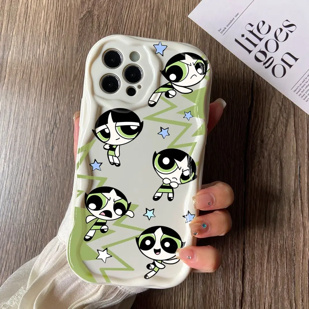 Cool Girl Powerpuffs funda de teléfono para Xiaomi Redmi Note 13 12S 11 11S 10 9 8 Pro Plus A3 13C 12C 10C 9C 4G 5G cubierta de onda cremosa - imagen 5