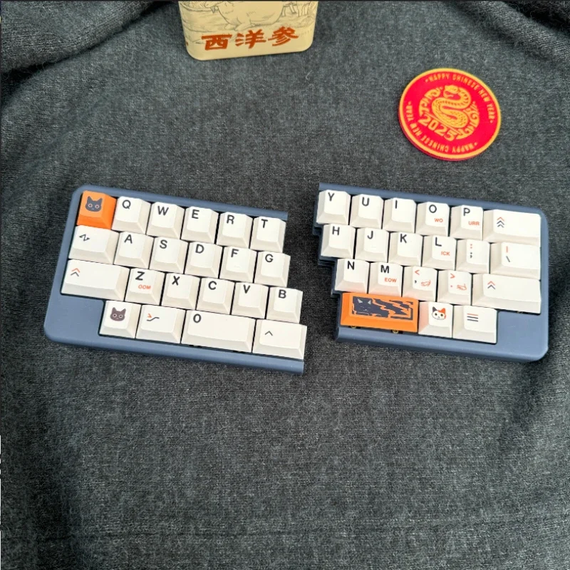 Mini teclado mecánico portátil dividido 40% personalizado 40 diseño Ultra compacto intercambiable en caliente 2,4G Kit de teclado inalámbrico dividido QMK/VIAL - imagen 3