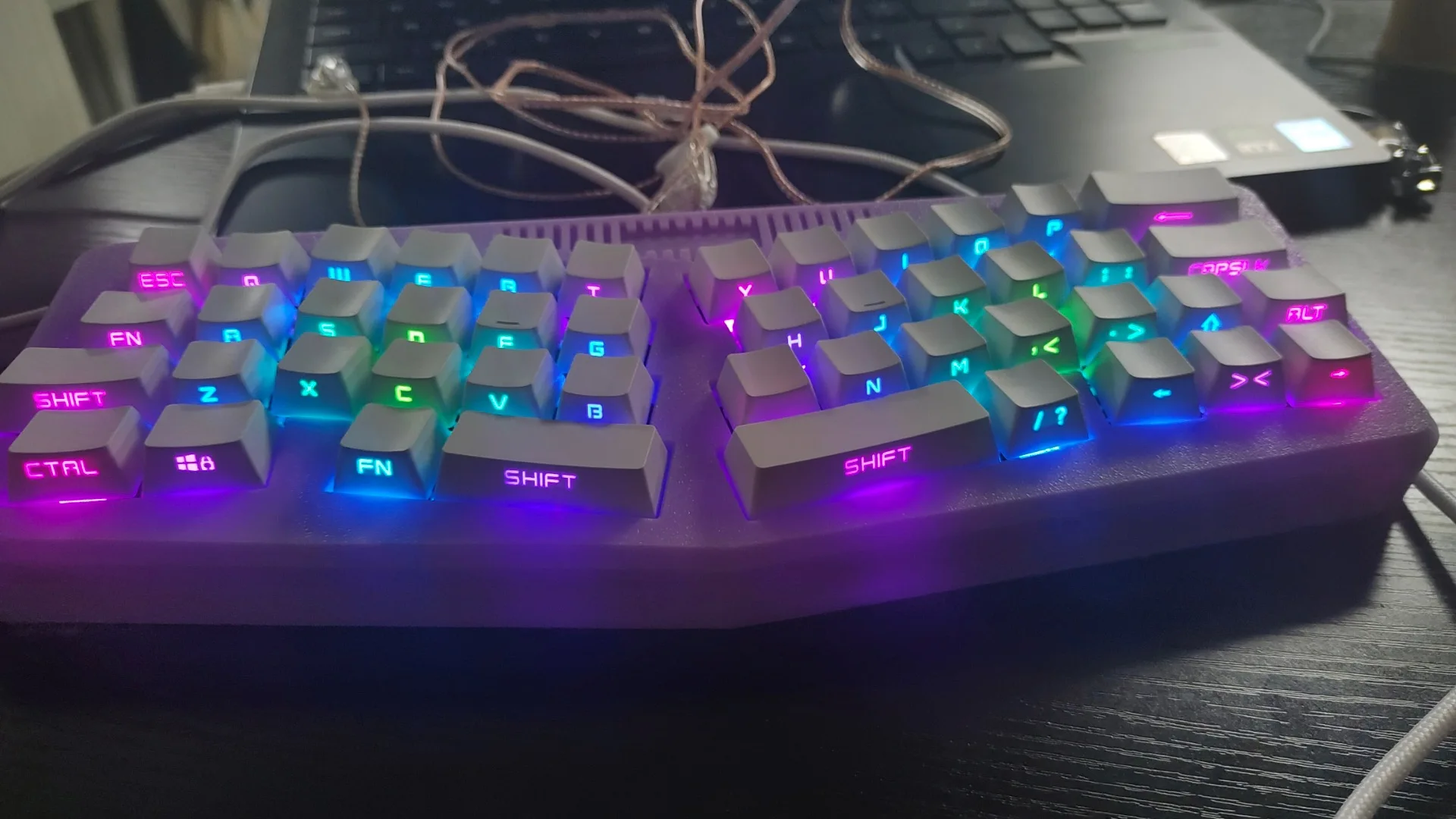 Purple Keyboard KitA