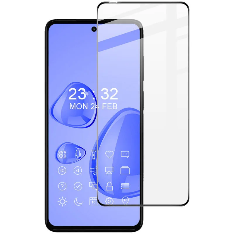 Protector de pantalla 9H para Motorola Moto G22 G32 G52 G82 G52J G62 G42, vidrio templado, borde negro, cobertura completa, vidrio a prueba de explosiones