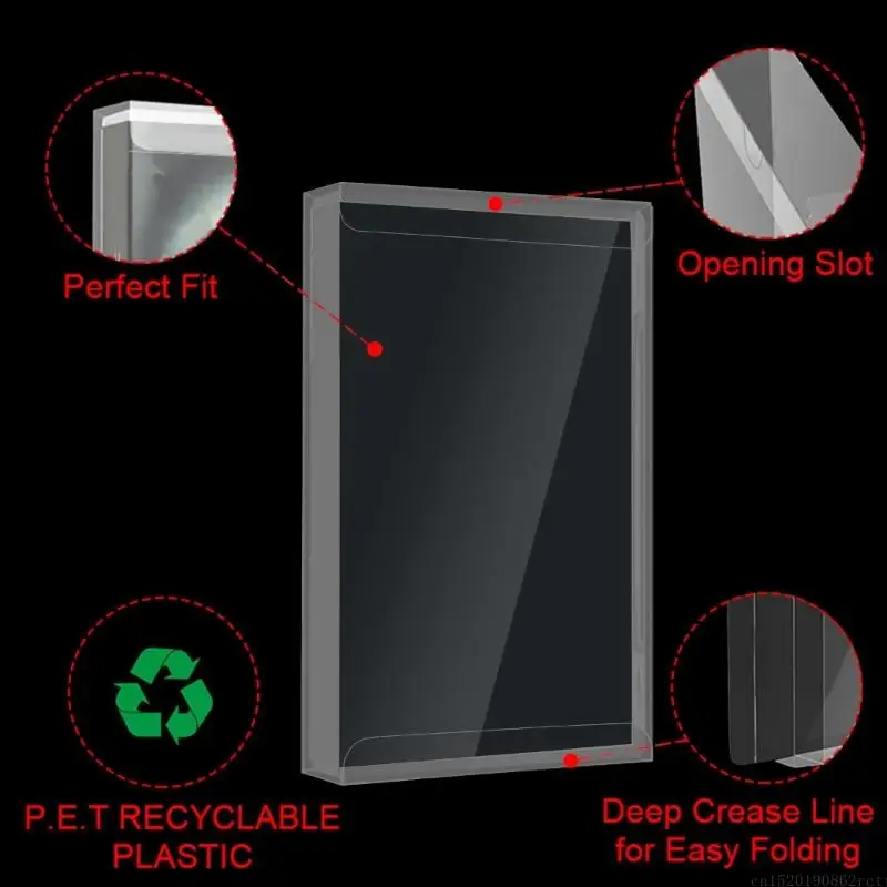 Caja juego cartucho con cubierta antipolvo transparente D5BB para 1000 3000 - imagen 3