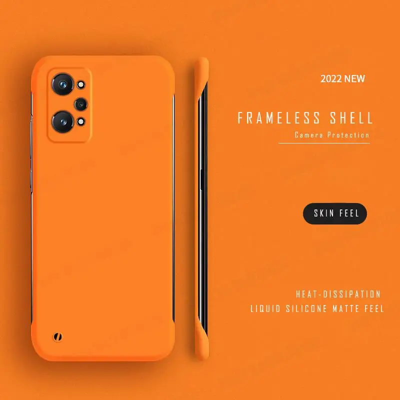 Para Realme GT Neo3 Ultra delgado duro PC Funda de teléfono sin marco para Realme GT Neo2 2 Pro GT Master Funda de teléfono mate sin bordes Funda