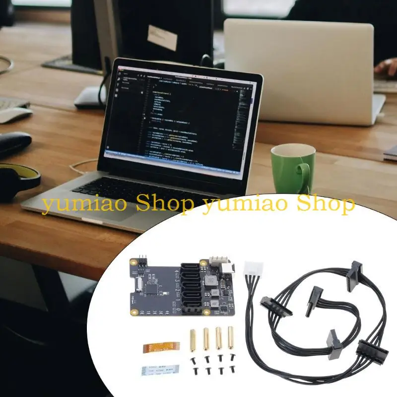 Placa expansión PCIE a SATA3.0 5 puertos 587B X1009 para RPi 5 5B para necesidades almacenamiento capacidad - imagen 5