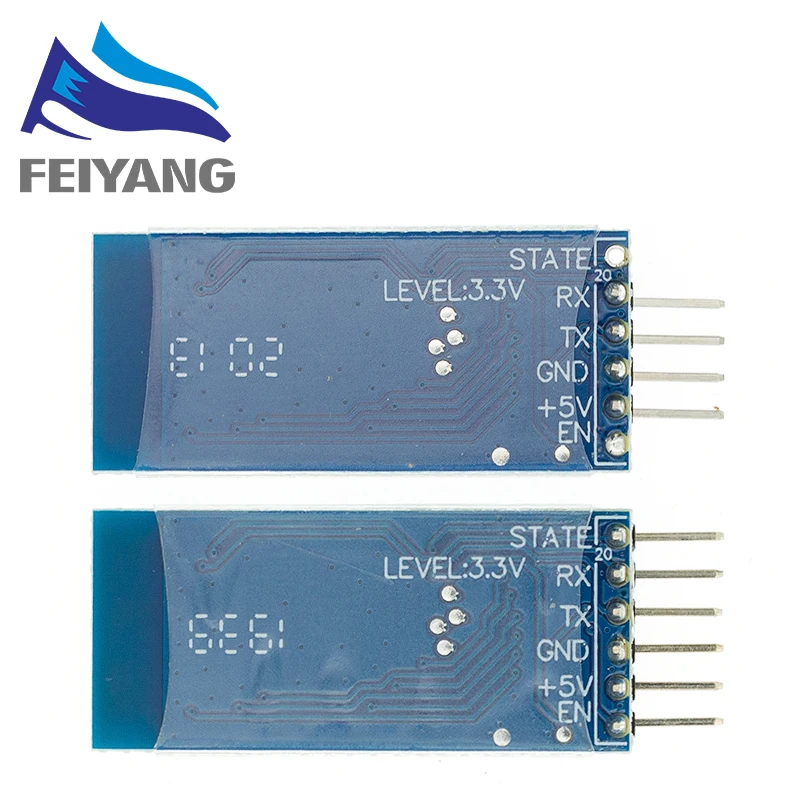 HC-05 HC-06 Módulo esclavo transceptor inalámbrico Bluetooth RF HC05 / HC06 RS232 / TTL a UART convertidor y adaptador para Arduino - imagen 5