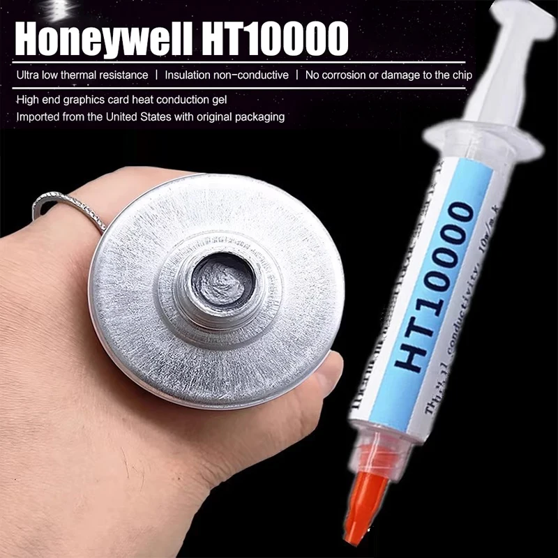 Honeywell HT10000 pasta térmica 10W/m.k grasa de silicona compuesta de alto rendimiento para Gamer PC PS5 CPU GPU refrigeración - imagen 2