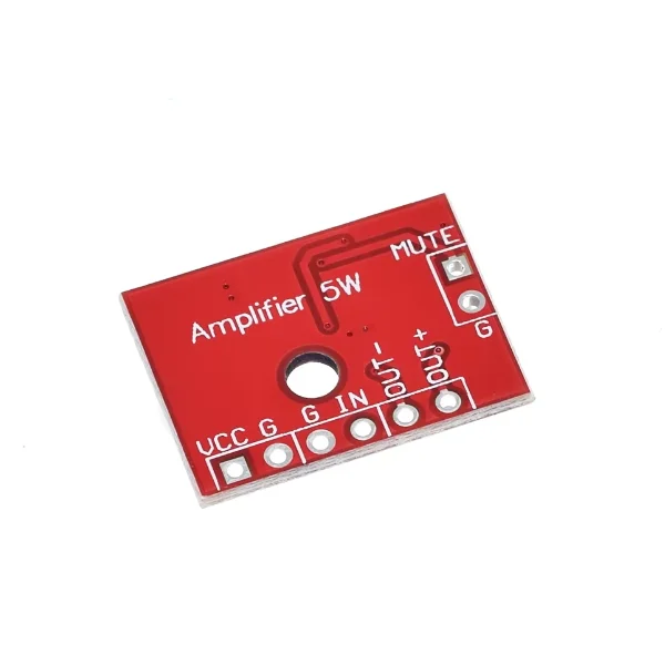 XS9871 Mini Clase AB placa amplificadora digital 5V mono 5W amplificador de potencia de audio módulo diy - imagen 4