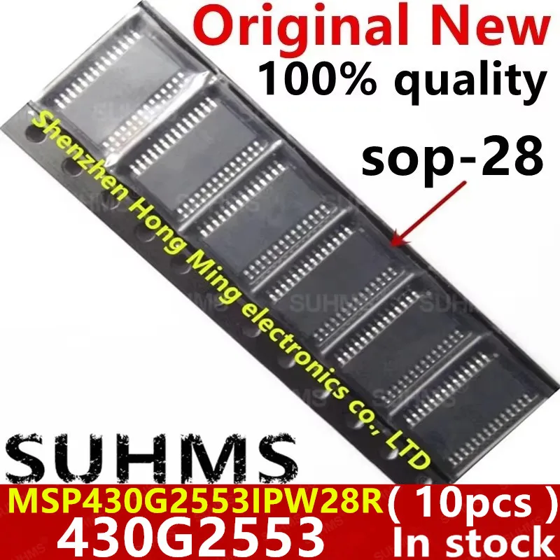 (10 piezas) 100% nuevo MSP430G2553IPW28R MSP430G2553IPW MSP430G2553 430G2553 TSSOP28
