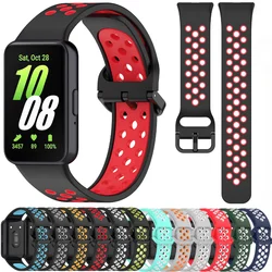 Correa silicona transpirable Samsung Galaxy Fit 3 – Bicolor
