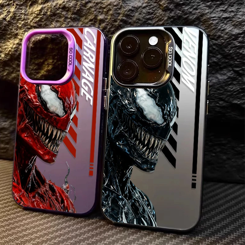 Marvel Carnage Venom PC estuche rígido para Xiaomi 11 Lite 5G NE 14T POCO X6 M5S 14 13 13T 12T Pro X7 X5 X3 NFC F4 GT F5 F6 M6 Pro 4G