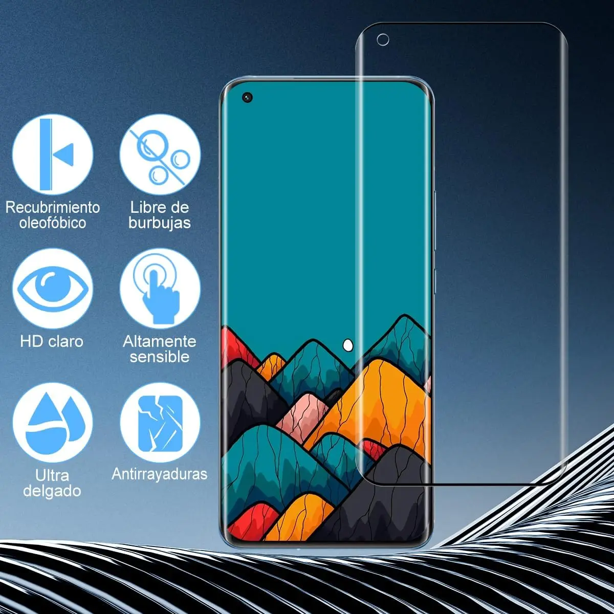 Para Xiaomi 11/11 Pro/11 Ultra Película protectora de pantalla curvada 3D - imagen 3