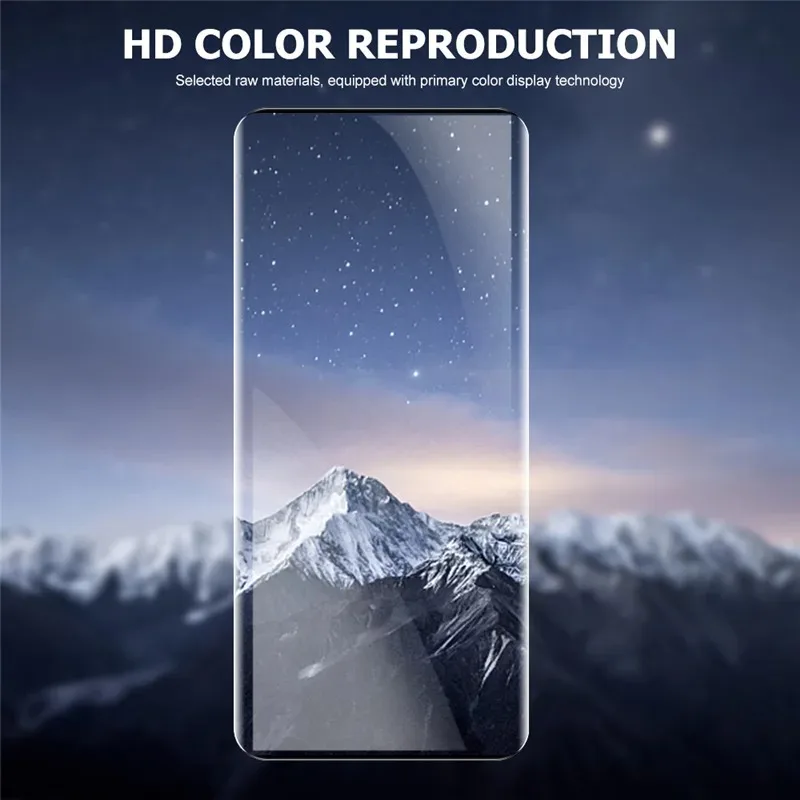 Protector de pantalla de vidrio templado para Vivo V40, 2 piezas, película protectora de lente, 3D - imagen 4
