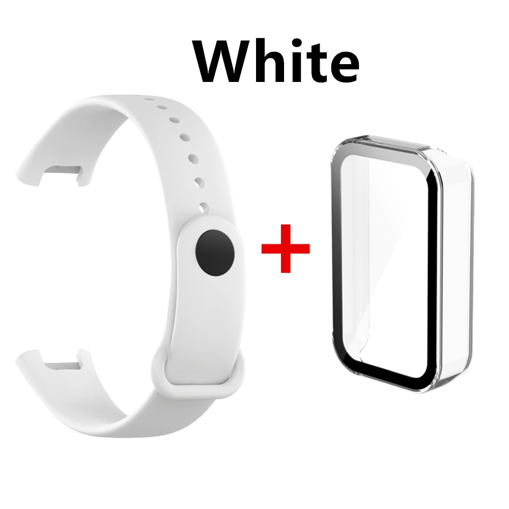 Funda protectora de pantalla para Xiaomi Redmi Band Pro, correa de silicona para pulsera, Correas de reloj - imagen 3