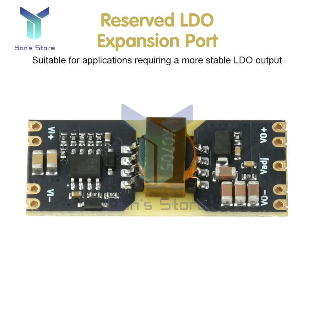 XC7010 DC-DC 15-70V a 5/12V Módulo reductor de salida Módulo de potencia de amplio voltaje aislado Módulo de potencia de baja ondulación - imagen 5