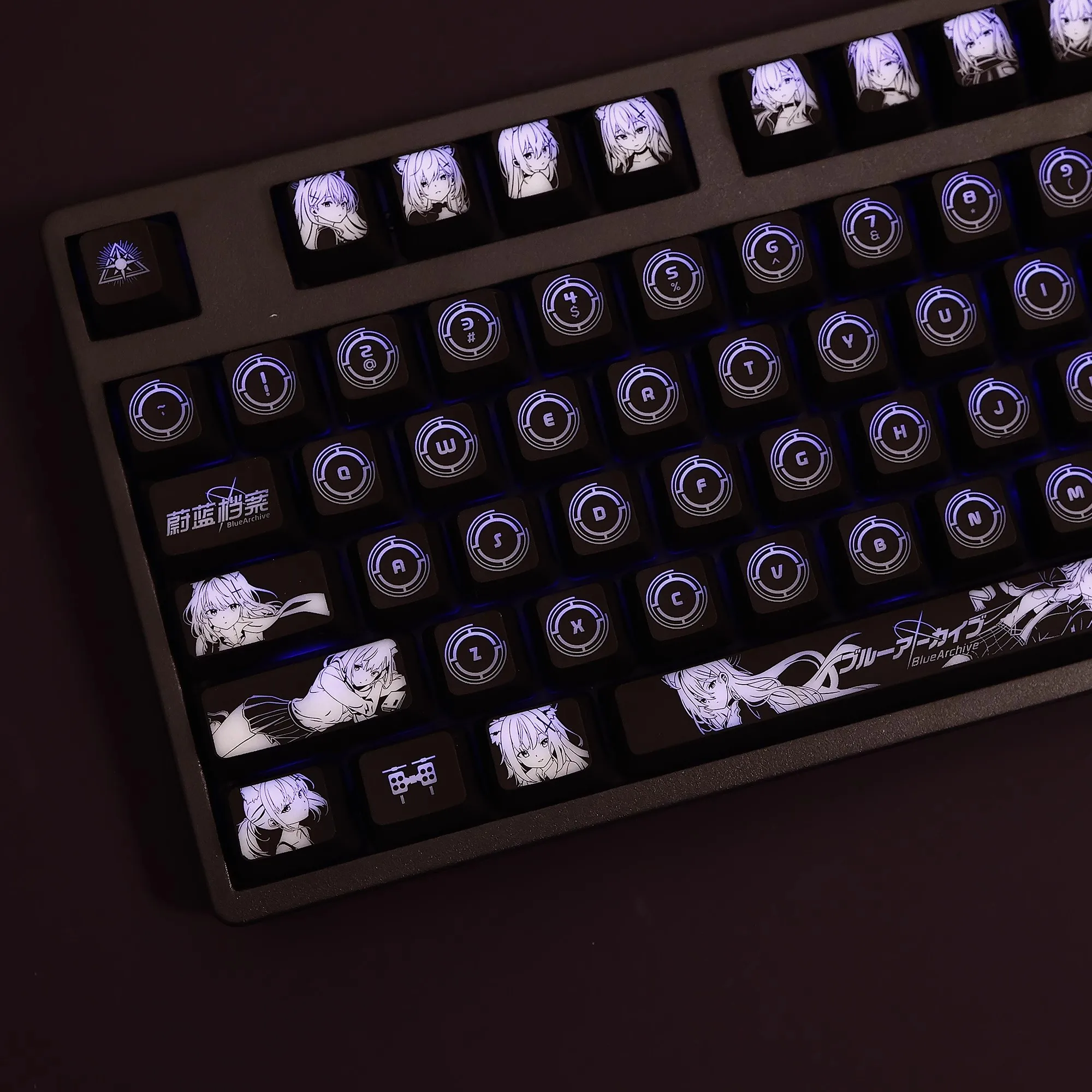 Teclas retroiluminadas para Logitech G610, Gpro X, Razer, BlackWidow, Huntsman, Corsair K70, K100, 1 Juego - imagen 2