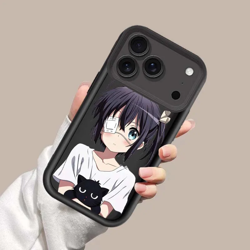 Rikka Takanashi Anime para Apple iPhone 17 Air 16 16E15 14 13 12 11 X XR Pro Max Eye Ladder funda de teléfono - imagen 4