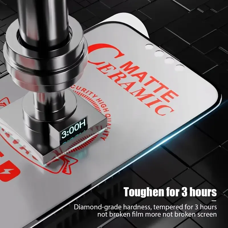 Protector de pantalla de privacidad de cerámica mate, 5 uds., para iPhone 15, 14, 13, 12, 11, 16 Pro Max, película antiespía para IPhone 17 16 Plus XR X XS MAX - imagen 5