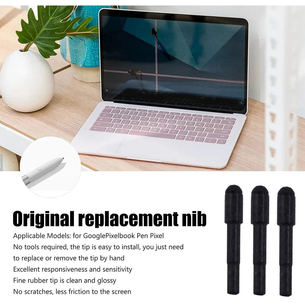 3 uds puntas de lápiz táctil con Clip puntas de punta táctil puntas de lápiz de repuesto para Lenovo Active Pen 2 4X80P28212 4XH0R14769 - imagen 5