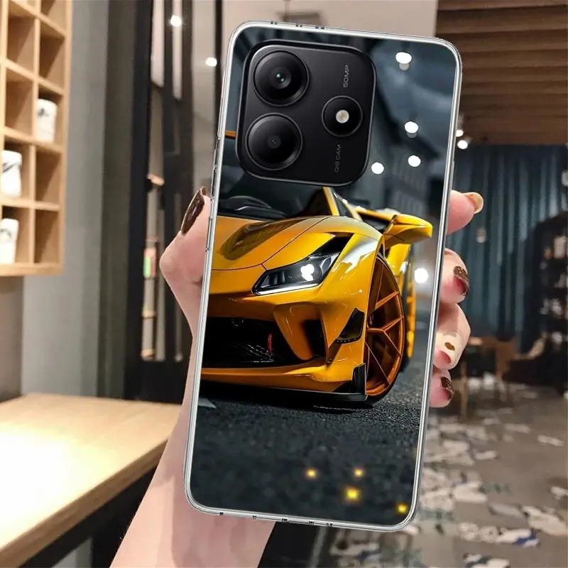 Cool masculino hombres coches deportivos funda de teléfono de silicona para Xiaomi Redmi Note 14 14S 13 12S 11 Pro Plus 11S 10 10S 11T 11E 4G 5G Soft Co - imagen 5