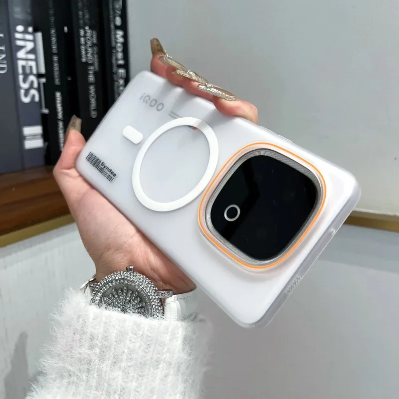 Funda de PC mate para VIVO IQOO Z10 Turbo Pro, magnética a prueba de golpes para Magsafe, cubierta dura translúcida esmerilada para IQOO Z10Turbo Plus - imagen 2