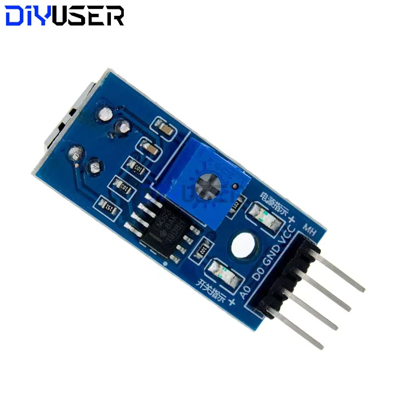 DIYUSER 4 Uds TCRT5000 Sensor reflectante infrarrojo IR interruptor fotoeléctrico barrera línea pista módulo diodo triodo placa 3,3 v - imagen 2