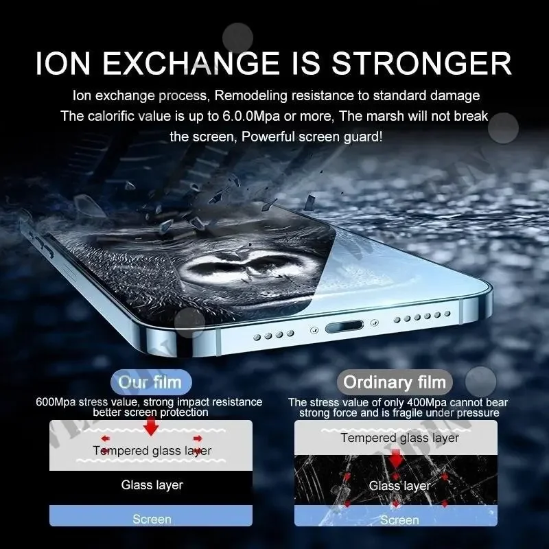 Protector de pantalla 9HD para teléfono, cristal Protector completo para Asus ROG, 8, 7, 6 Pro, Zenfone 10, 9, 8, 7, 3 unidades - imagen 4