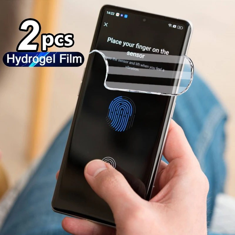 2 uds Protector de pantalla para OPPO X6 Por Find X5 X3 Lite X2 Neo Matt HD película protectora de hidrogel de cobertura completa - imagen 2