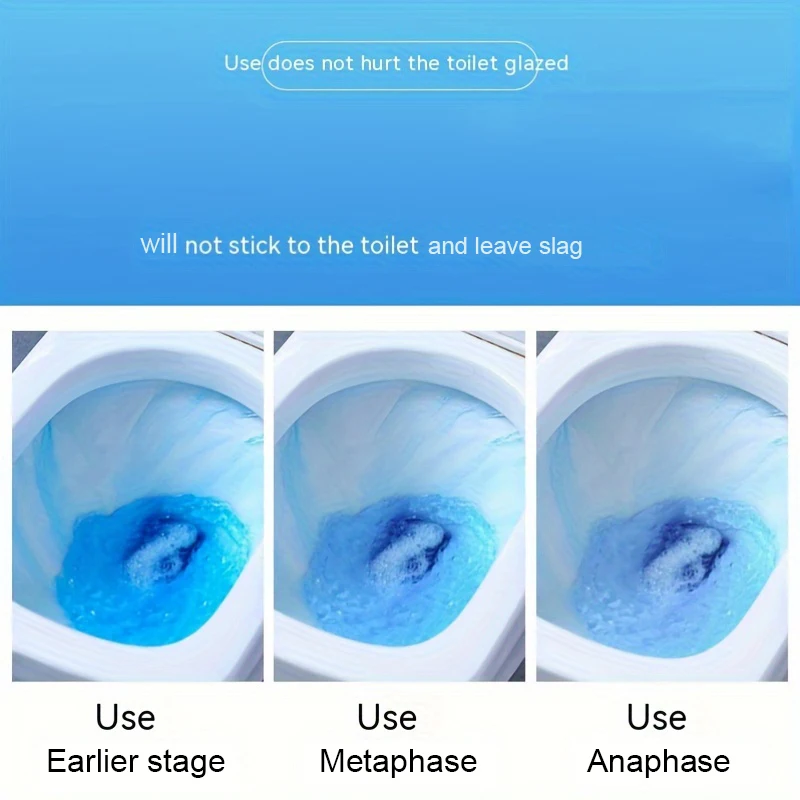 Limpiador de inodoro automático, Gel limpiador de inodoro, esterilización, desodorización, suministro de eliminación de suciedad, 1 unidad - imagen 5