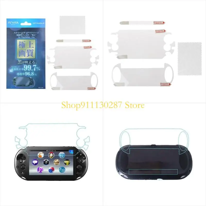 J1HC para 1000 transparente Película protector pantalla frontal y trasera Ki