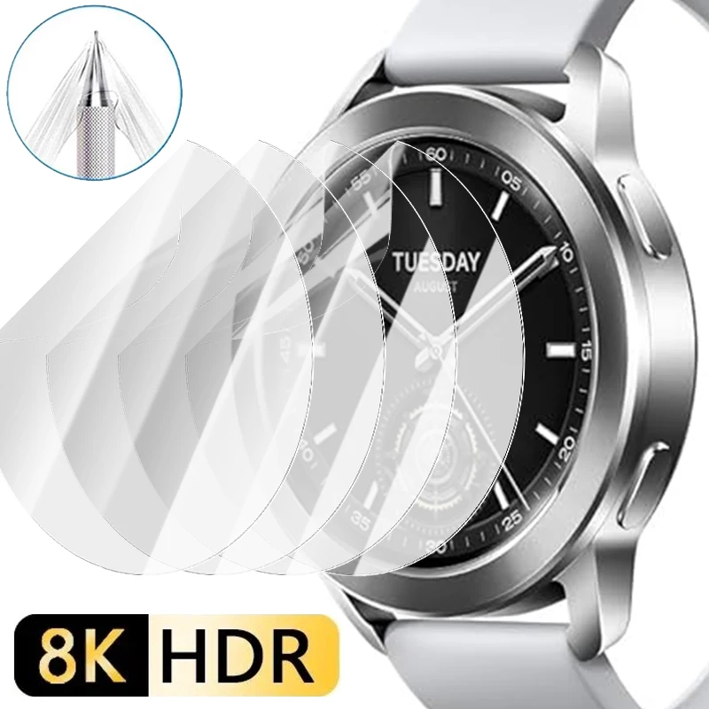 Películas de hidrogel transparentes HD para Xiaomi Watch S4, Protector de pantalla suave antihuellas, no de vidrio para Xiaomi Mi Watch S4