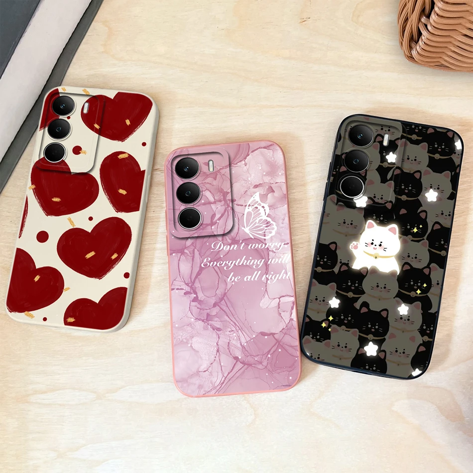 Para Realme C71 4G Funda de teléfono diseño lindo protección completa contraportada para RealmeC71 Funda de silicona líquida suave anticaída - imagen 5