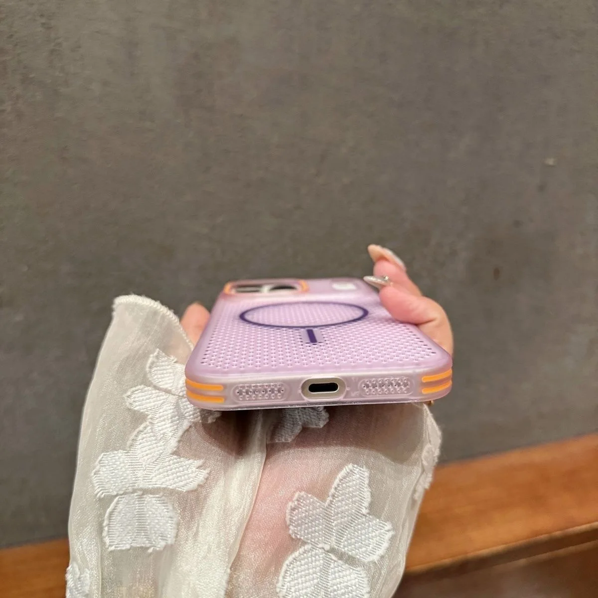 Funda magnética para iPhone 17 Pro Max 17 Air Slim, cubierta de malla de disipación de calor para teléfono Mag-safe, a prueba de golpes, mate, TPU, PC - imagen 5