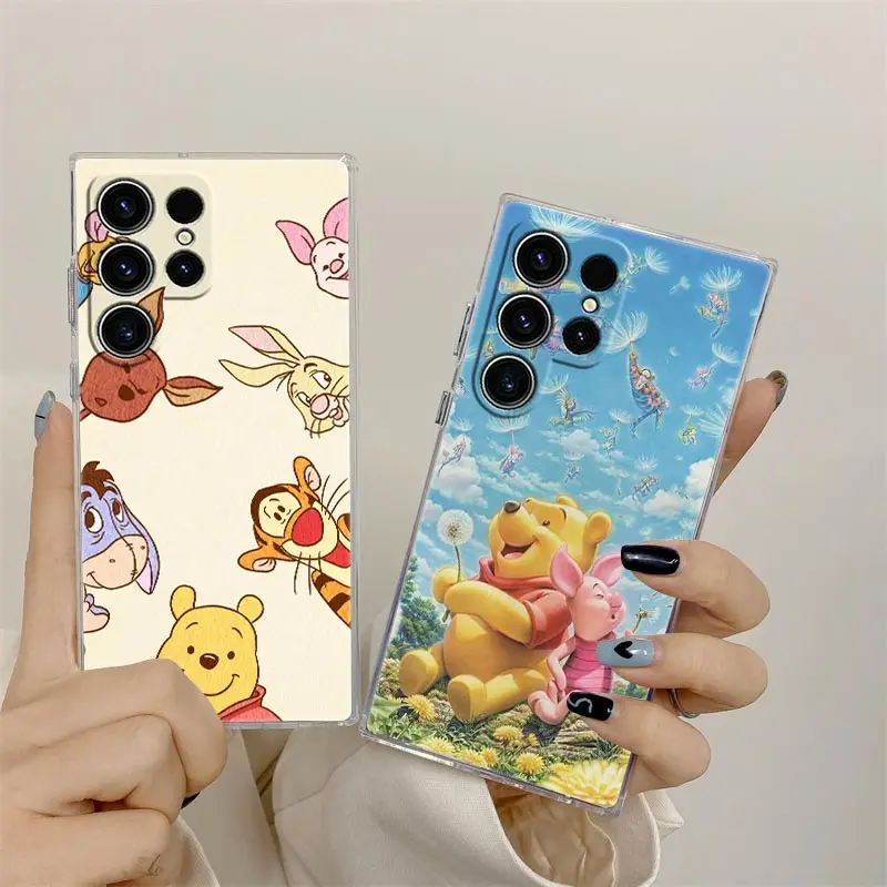 W-winnie-Funda de teléfono para Samsung S24, S23 Ultra, S22, S20 Plus, S21 FE, transparente, Galaxy S24Ultra - imagen 3