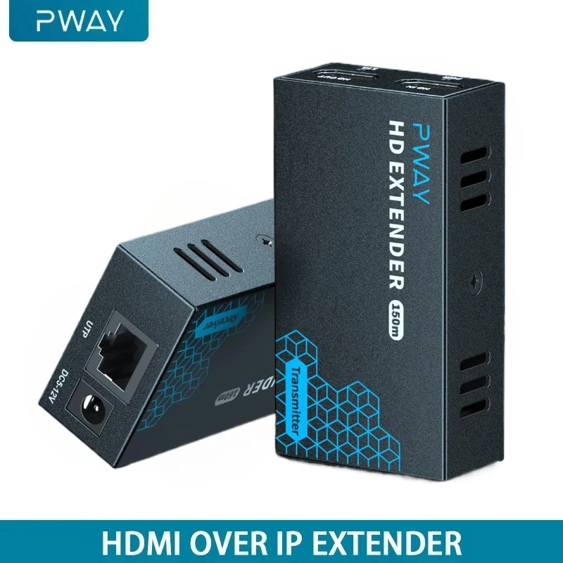 Extensor HDMI PWAY de 150M, transmisión sin comprimir de hasta 200m, 1080P60HZ, vídeo HD, compatible con EDID, bucle Local, aplicación uno a muchos - imagen 5