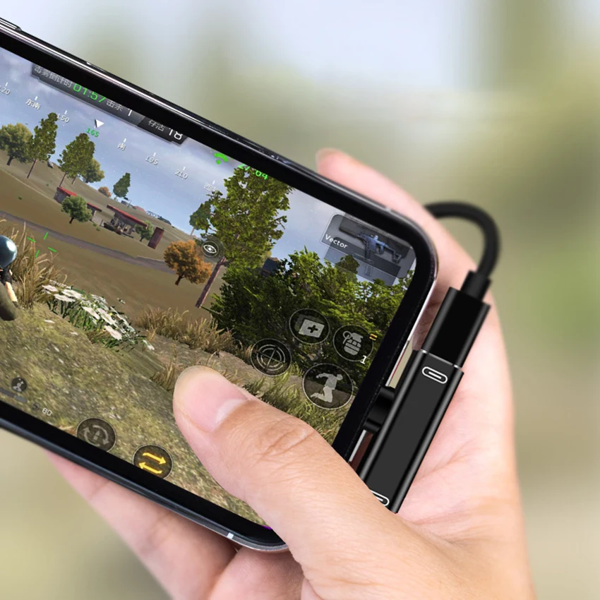 1 Uds. Adaptador de carga de Audio para auriculares hembra de USB-C Dual tipo C convertidor divisor para Xiaomi para Huawei Power Audio Converte - imagen 5