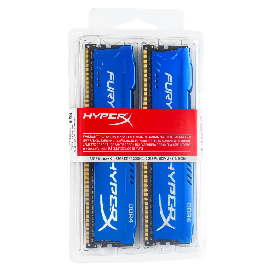 HyperX Fury Memoria DDR4 16GB (2x8GB) 32GB (2x16GB) Kit RAM 3200MHz 2666MHz 2400MHz 2133MHz RAM de escritorio 1,2V DIMM PC-21300 25600 - imagen 4